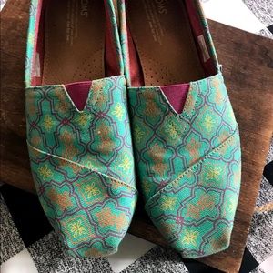 Size 10 Toms Turquoise